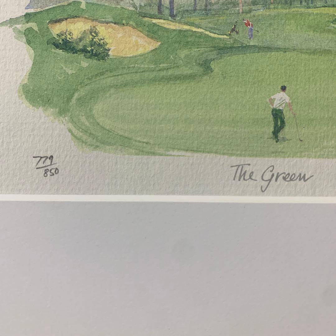 リトグラフ　真作　テリー・マッキヴラガン『The green』ED779/850