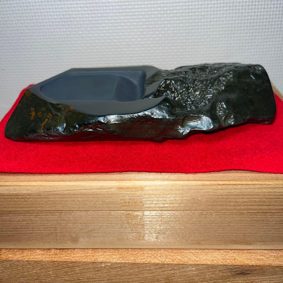 ⭕️屋久島硯　秀命堂　秀命　新品美品　プラス　色紙立て　銹水石