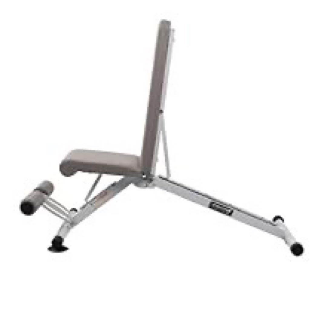 【完全未使用】1台3役 マルチ トレーニングベンチ 薄いライトグレー