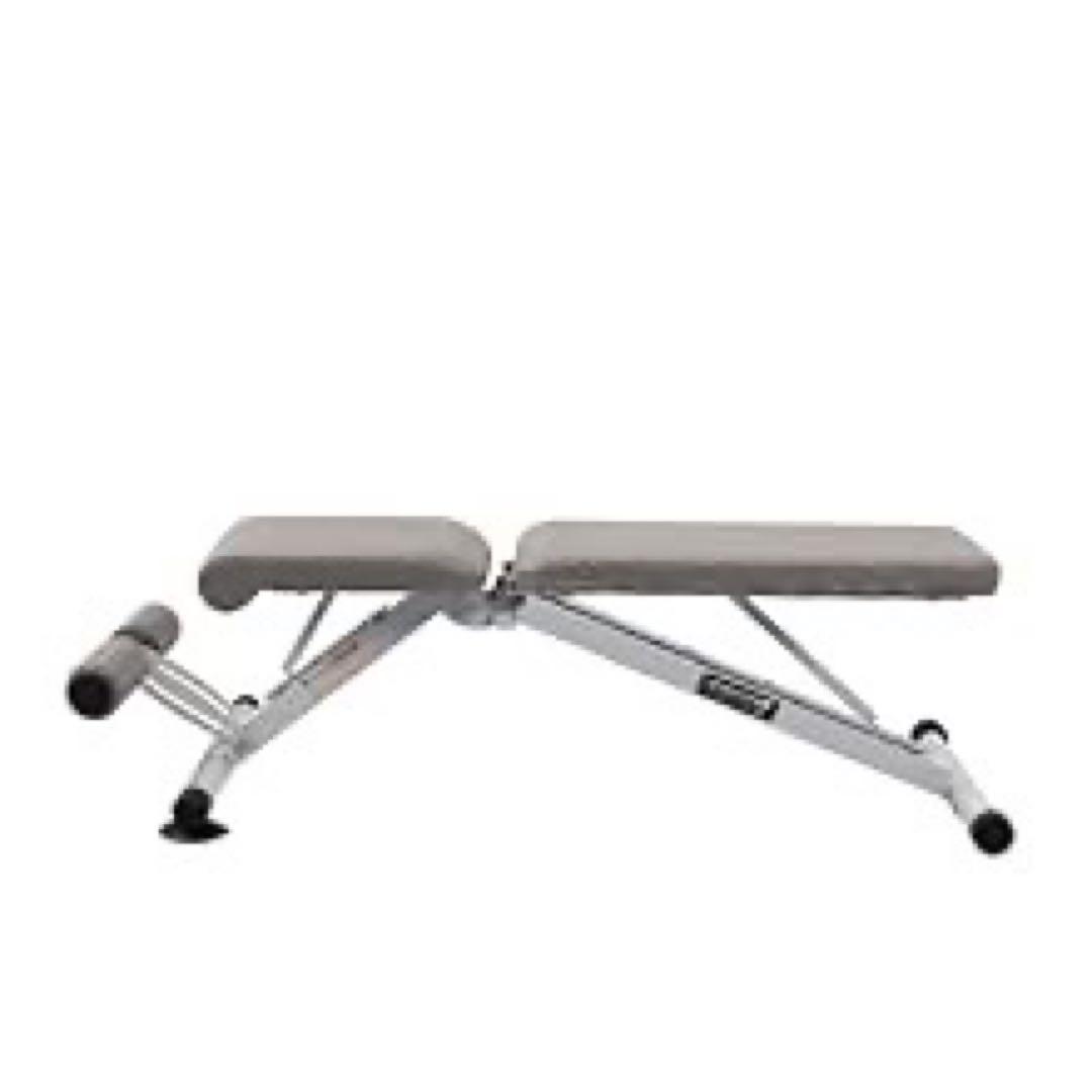 【完全未使用】1台3役 マルチ トレーニングベンチ 薄いライトグレー
