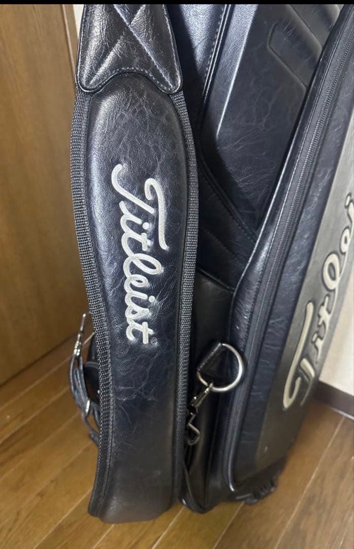 ✨️美品 Titleist ブラック キャディバッグ 9.5型 3点式ショルダー