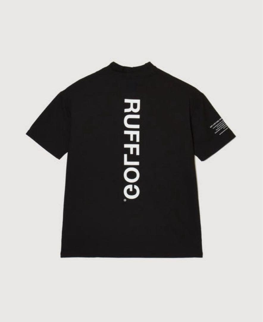 RUFFLOG ブラック モックネックシャツ S
