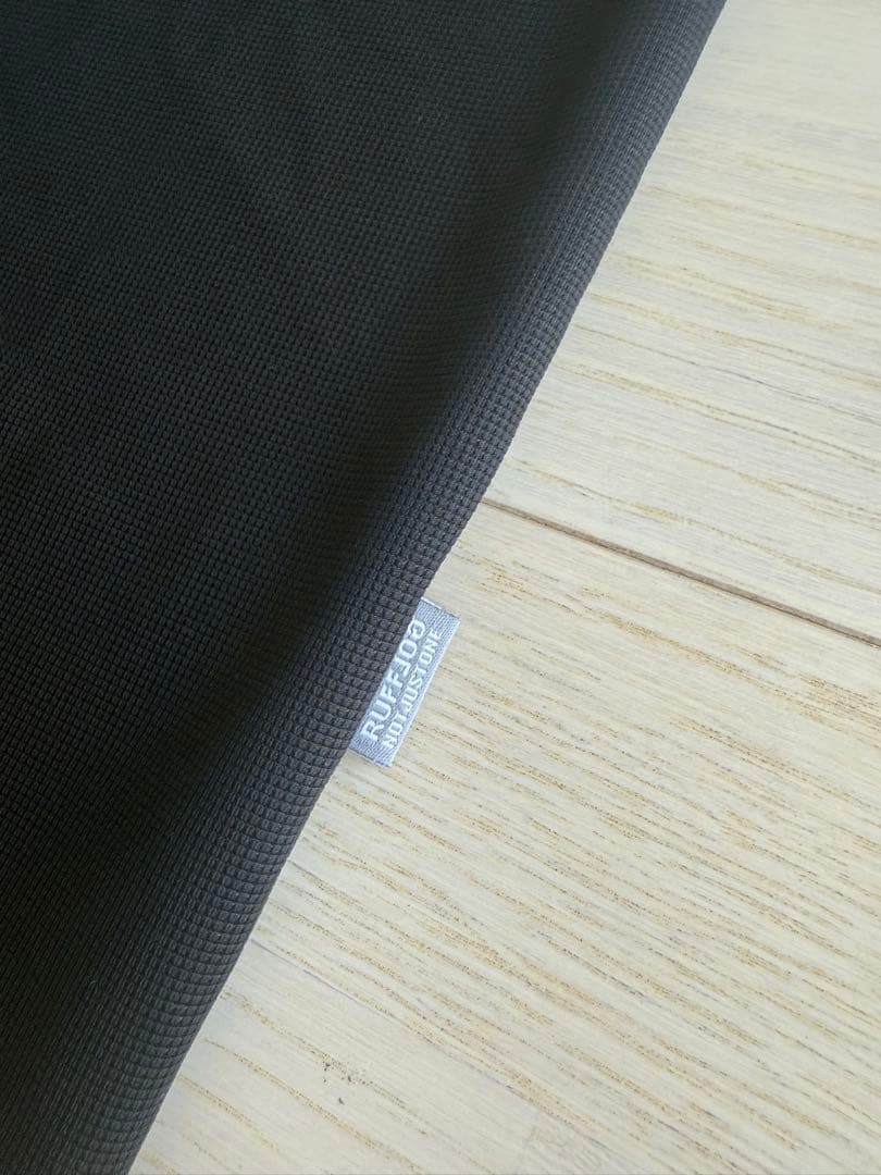 RUFFLOG ブラック モックネックシャツ S