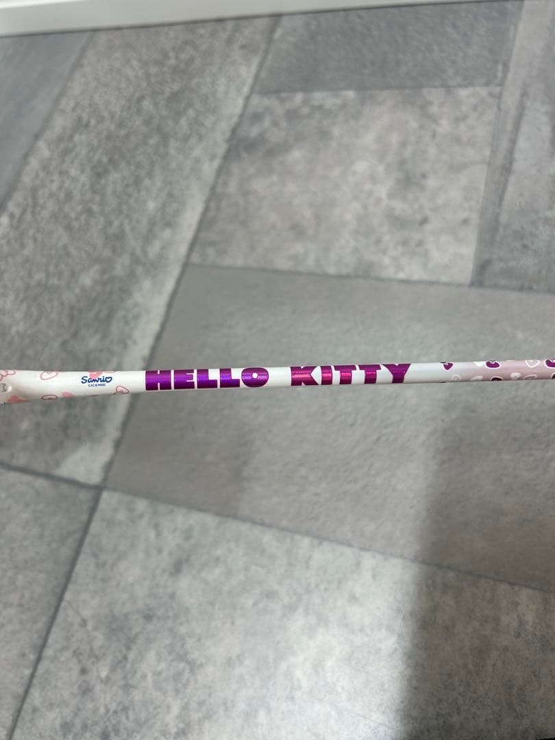 キティーちゃん　ハローキティ　ラケット　バドミントン　HELLO KITTY