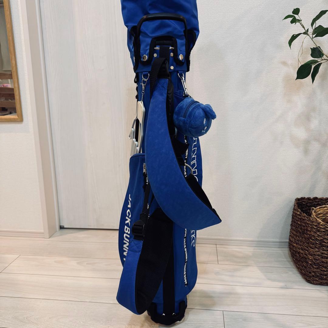 美品♪ JACK BUNNY!! スタンドタイプ キャディバッグ ブルー