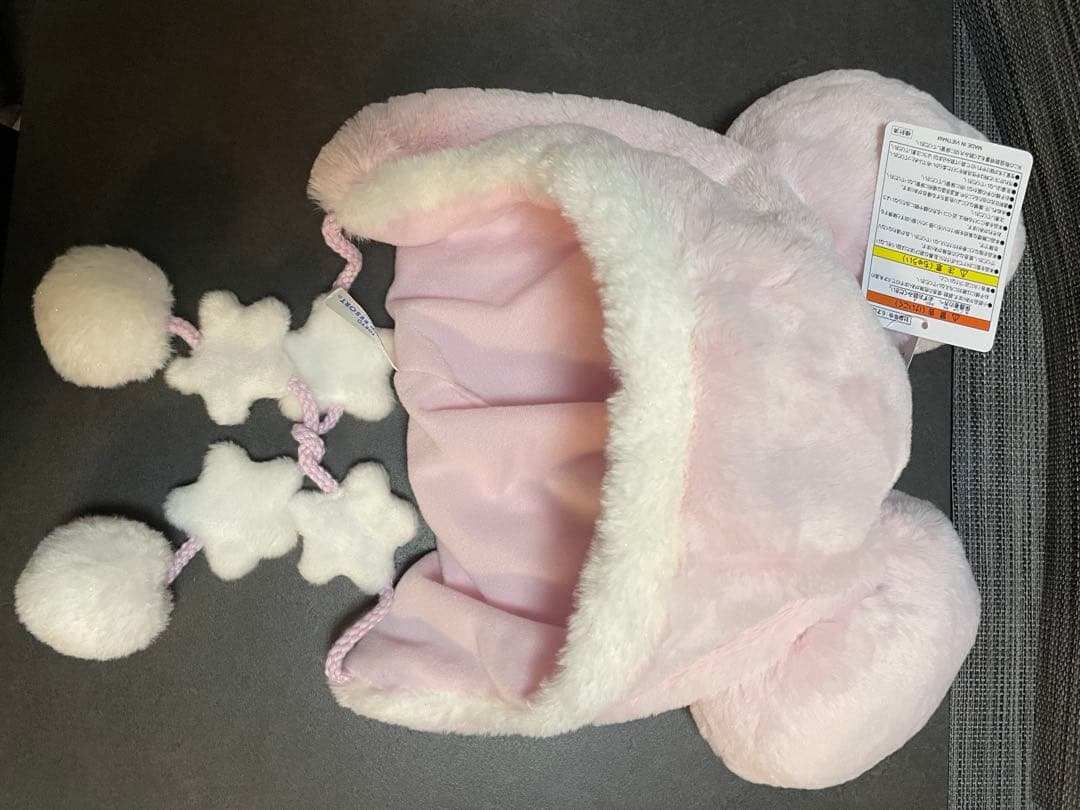【2点】新品未_ディズニー_ファンキャップ_ミッキー ピンク/水色_パステル_星