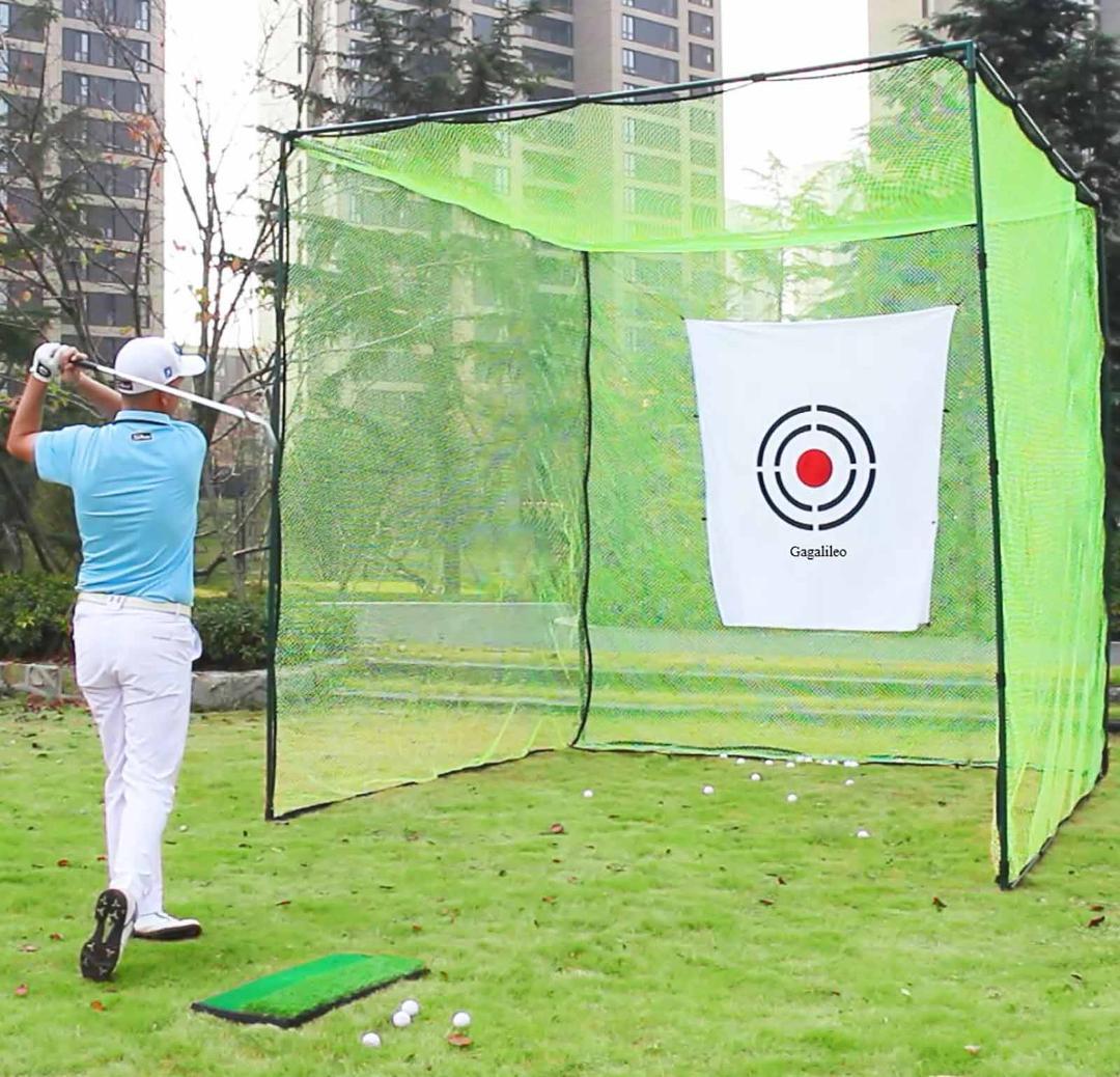 ゴルフネット　練習用　ゴルフ練習用ネット　大型　室外用　3x3x3m