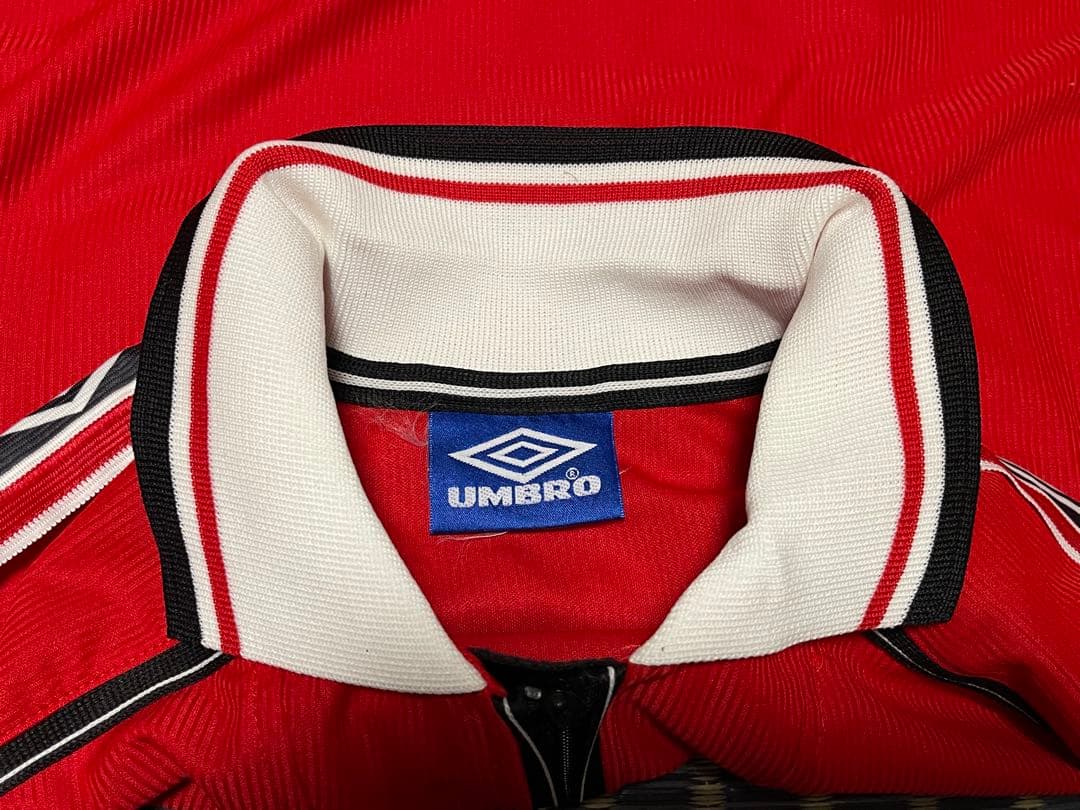 98-00 マンチェスターユナイテッド ホーム 長袖ユニフォーム XL