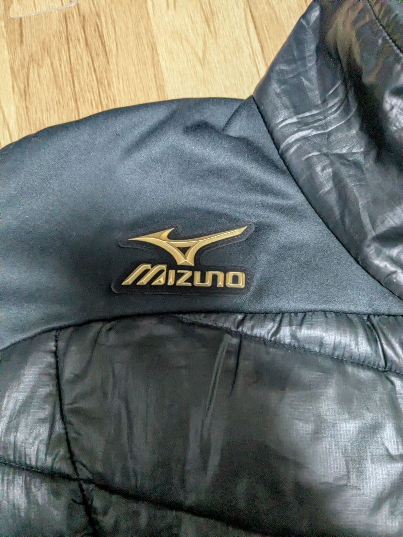 ミズノプロ　テックフィルジャケット　XO中綿入り ジャケット ブラック黒 野球