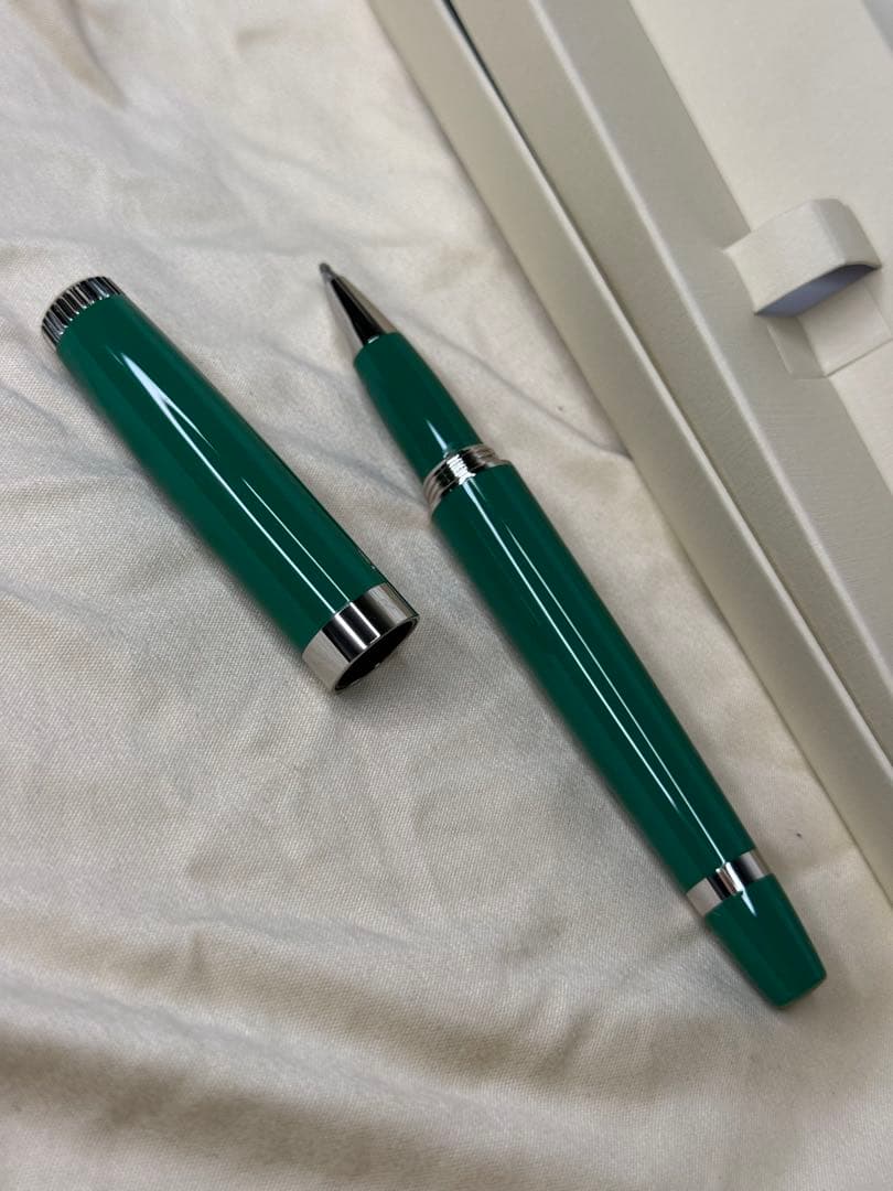 ROLEX グリーン ボールペン ノベルティ