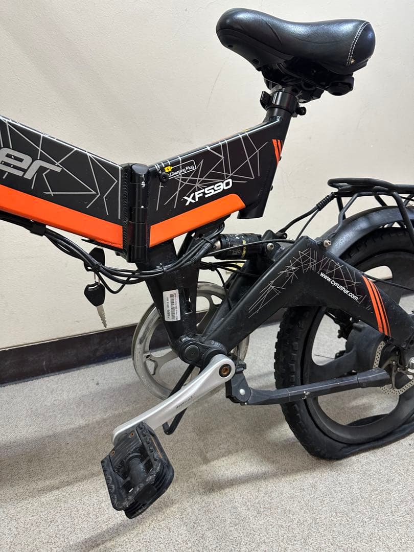 ⑤ Cyrusherサイラッシャー XF590 E-bike 電動アシスト自転車