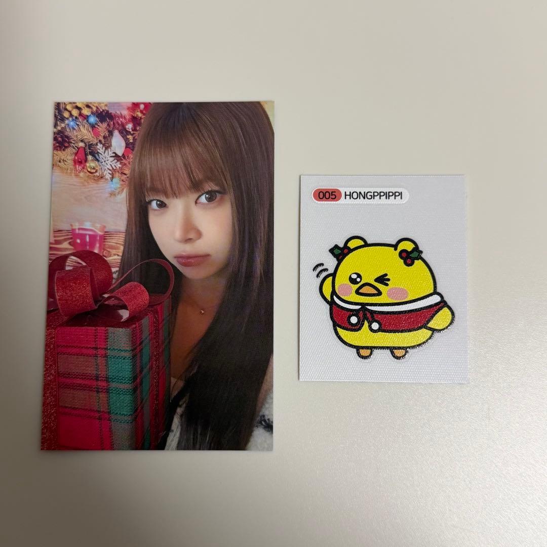 LE SSERAFIM ルセラ KBS歌謡祭 サノク トレカ シール ウンチェ