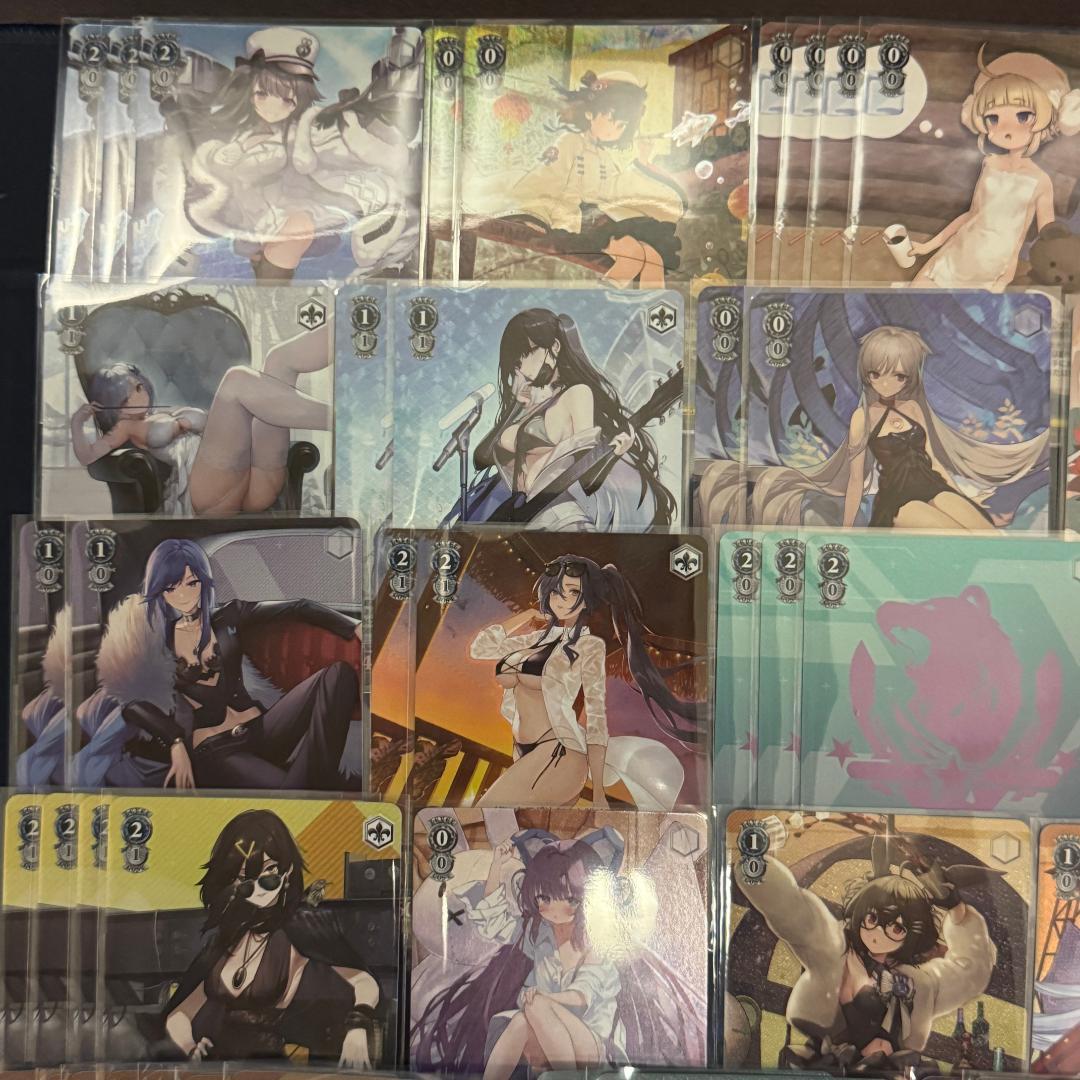 ヴァイスシュヴァルツ アズールレーン SR RRR 青 73枚 まとめ