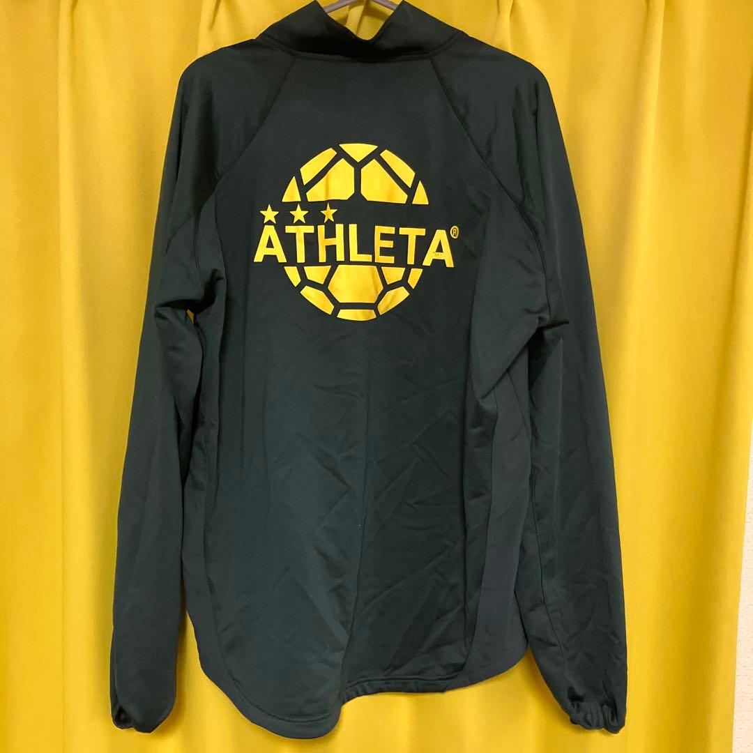 アスレタ ATHLETA ダークグリーン フルジップジャケット 上下