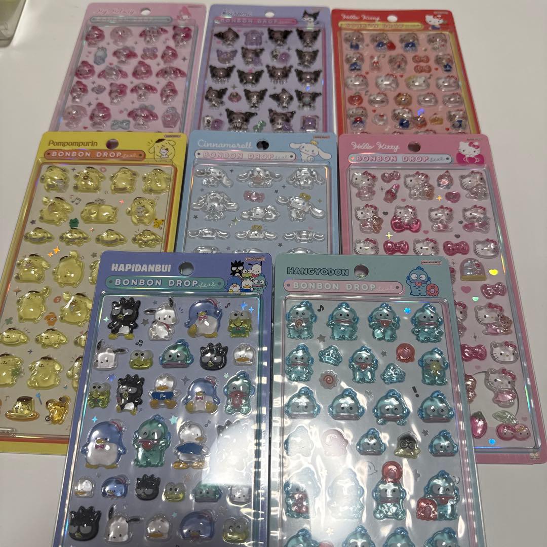 【正規品】　ボンボンドロップシール　サンリオ　第1弾　1弾 コンプリート　全種