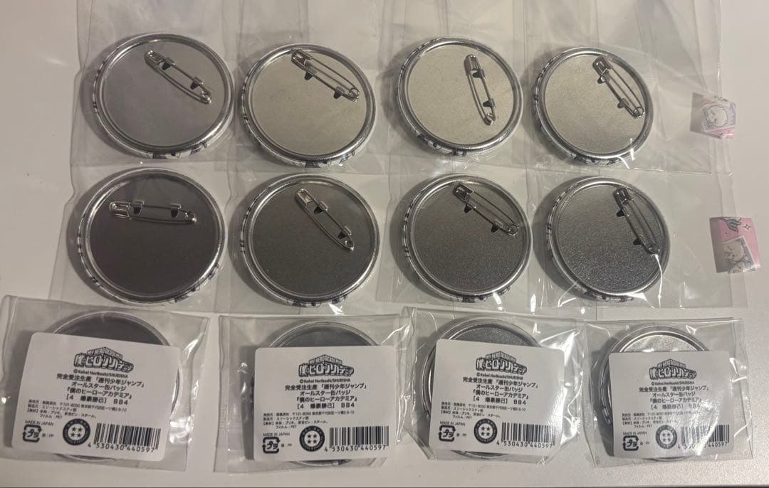 僕のヒーローアカデミア ヒロアカ 完全受注生産オールスター缶バッチ 爆豪勝己