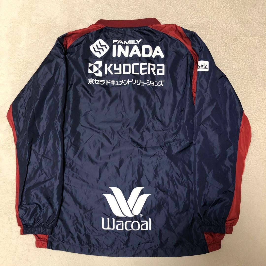 美品 京都サンガ 支給品 トレーニングウェア 練習着 フルスポンサー　ピステ