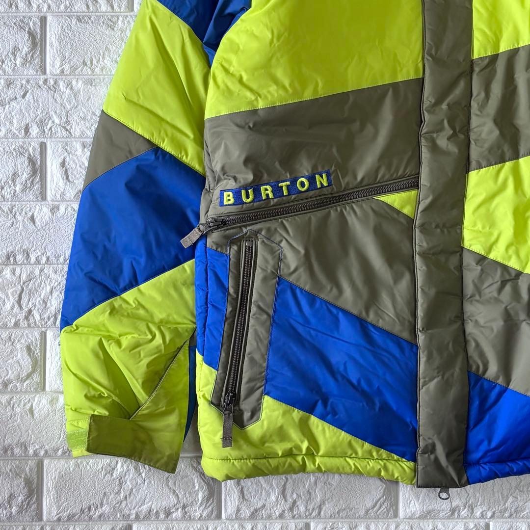 BURTON バートン スノーボードウェア メンズ 上下セット ネオンカラーM