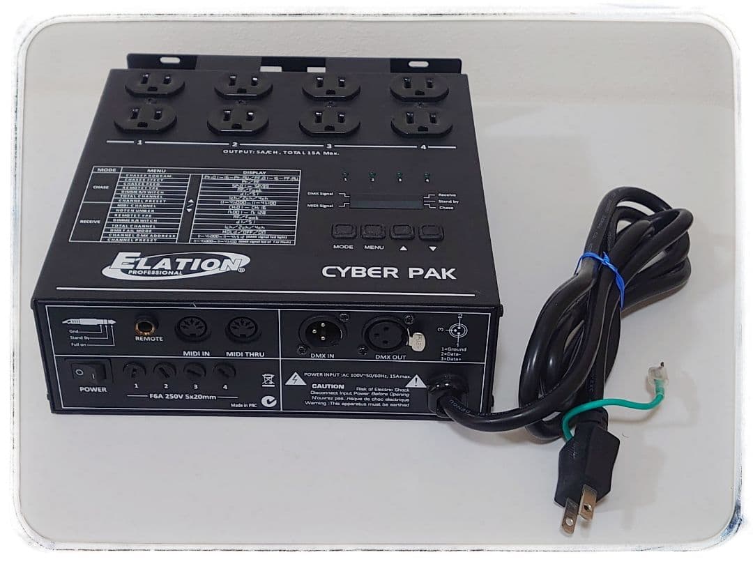 ELATION CYBER PAK イレーション ディマーパック 照明制御機器