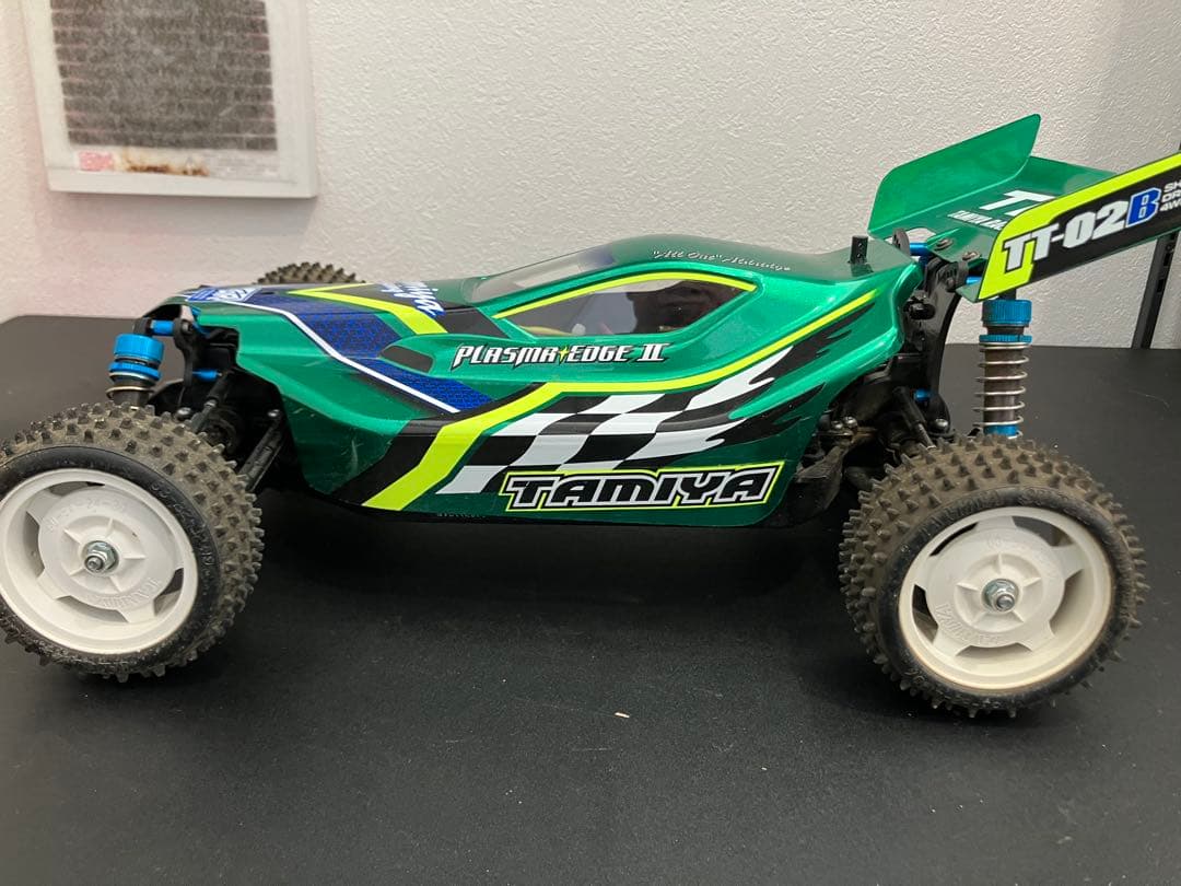 タミヤプラズマエッジ2 TT02B（オプション多数）ファインスペック送信機セット