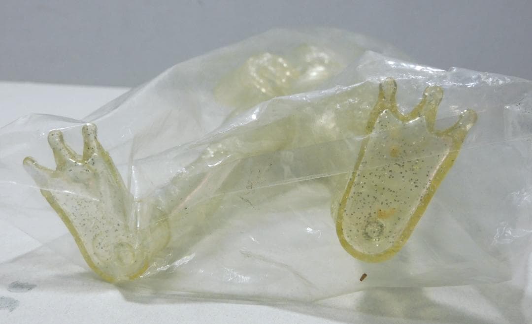 ■非売品■タカラ 宇宙人-Z ゾーン クリアラメ ソフビ 変身サイボーグ 日本製