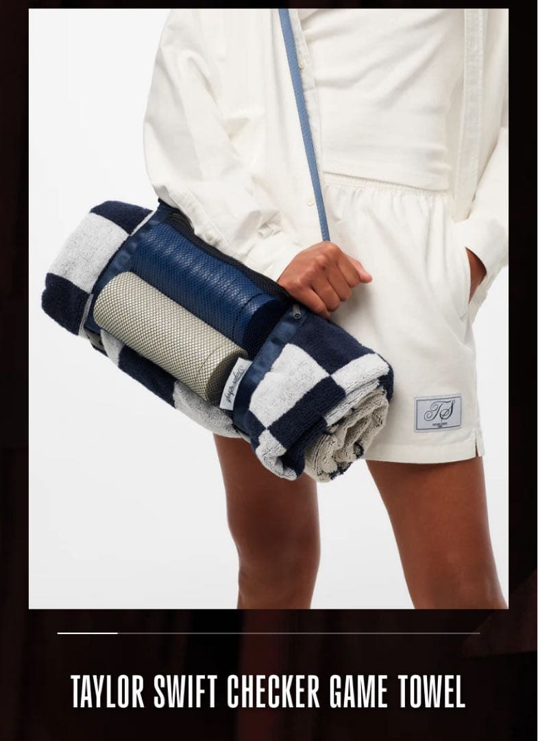 ミュージシャン Taylor Swift Checker Game Towel