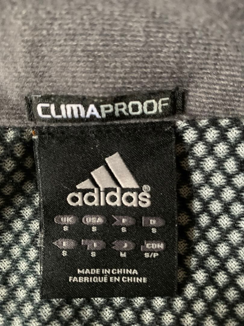 2010年製 adidas CLIMAPROOF セットアップ ジャージ 黒金