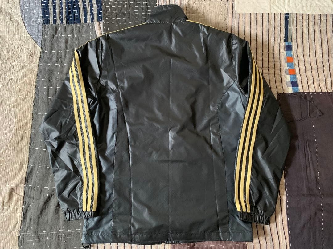 2010年製 adidas CLIMAPROOF セットアップ ジャージ 黒金