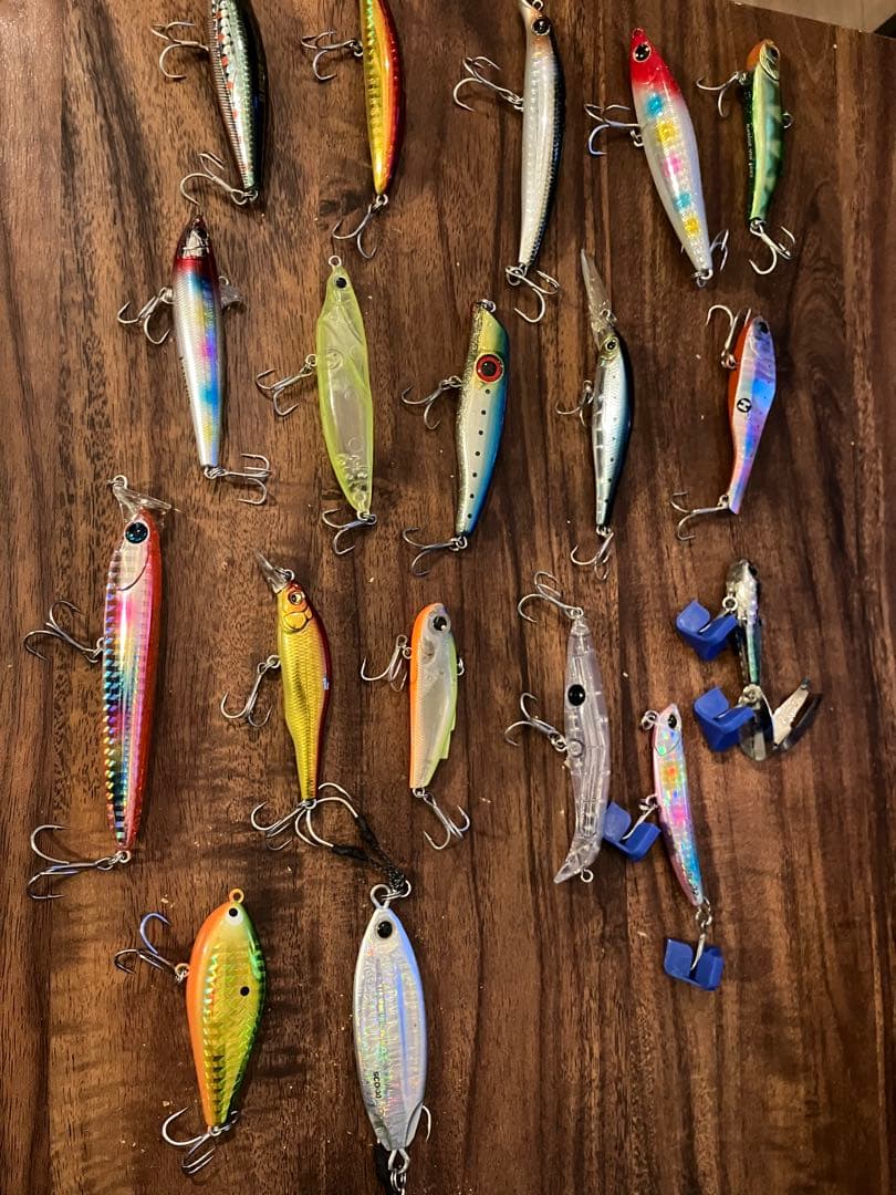 シーバスルアーまとめ売り（ルアーケース付き）