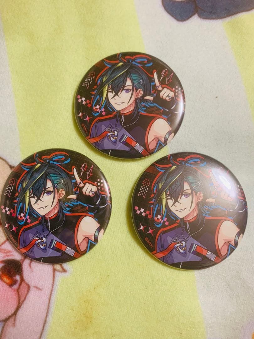 モンスト ジョイポリス 缶バッジ メビウス　3点