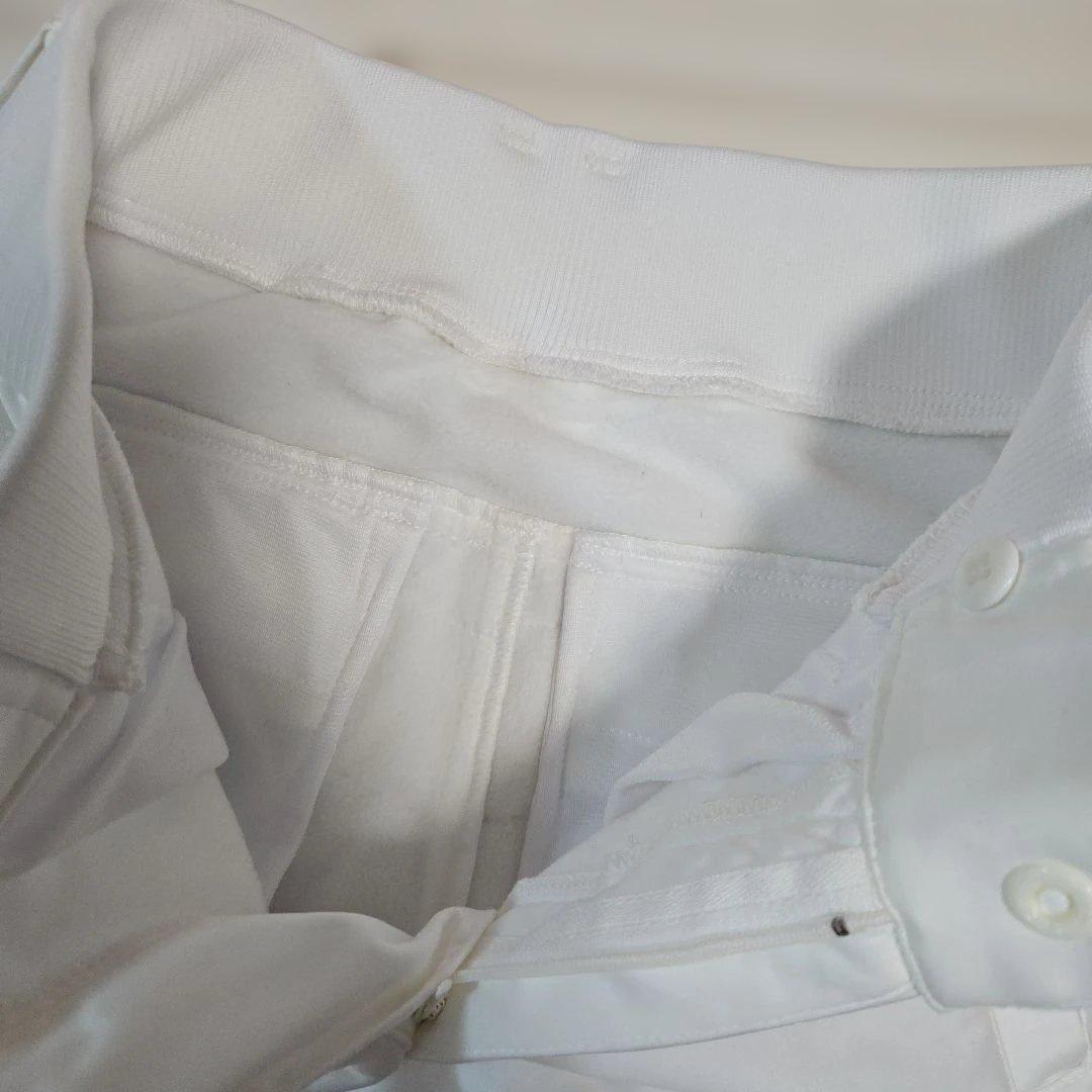 美品JACKBUNNY レディース 中綿ゴルフパンツ ホワイト　S