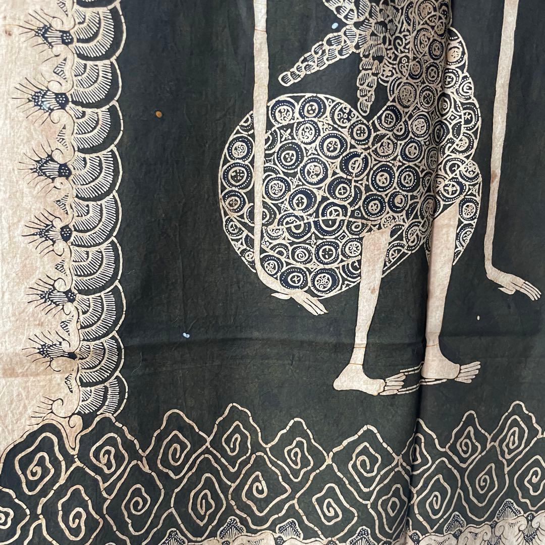 インドネシア　手描きバティック　ワヤン　アンティーク