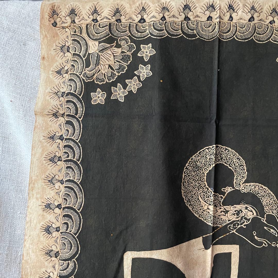 インドネシア　手描きバティック　ワヤン　アンティーク