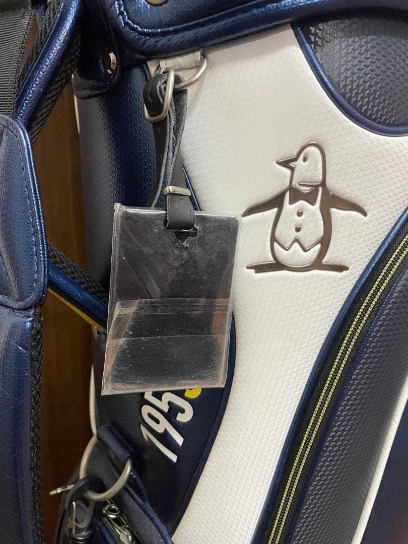 ②美品　Munsingwear ゴルフバッグ ネイビー マンシングウェア