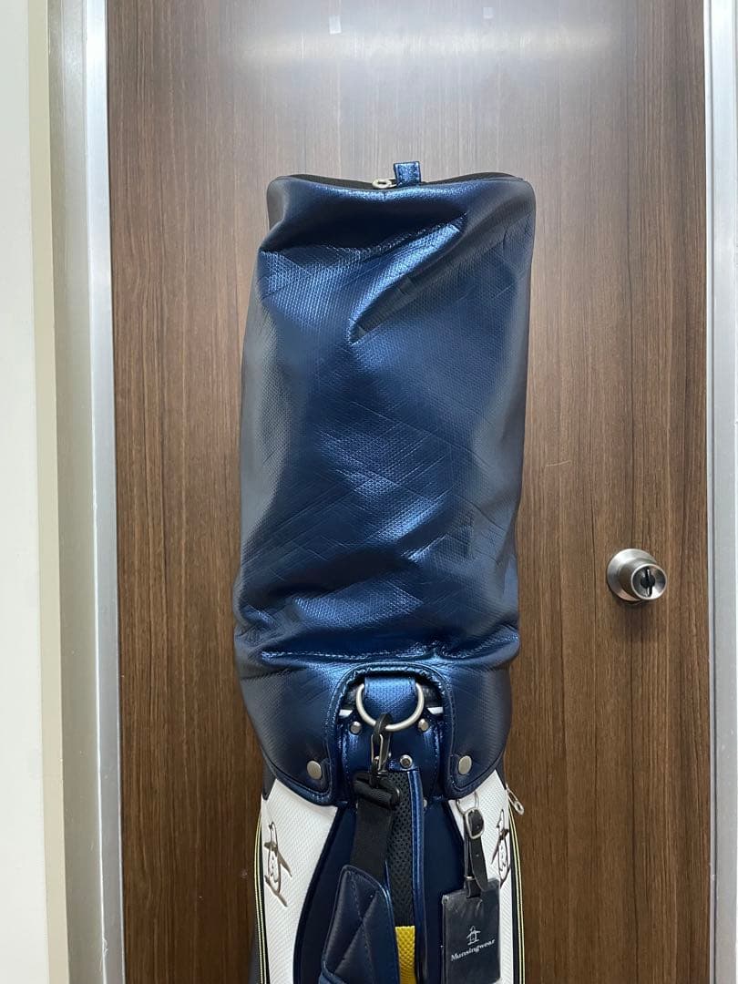 ②美品　Munsingwear ゴルフバッグ ネイビー マンシングウェア