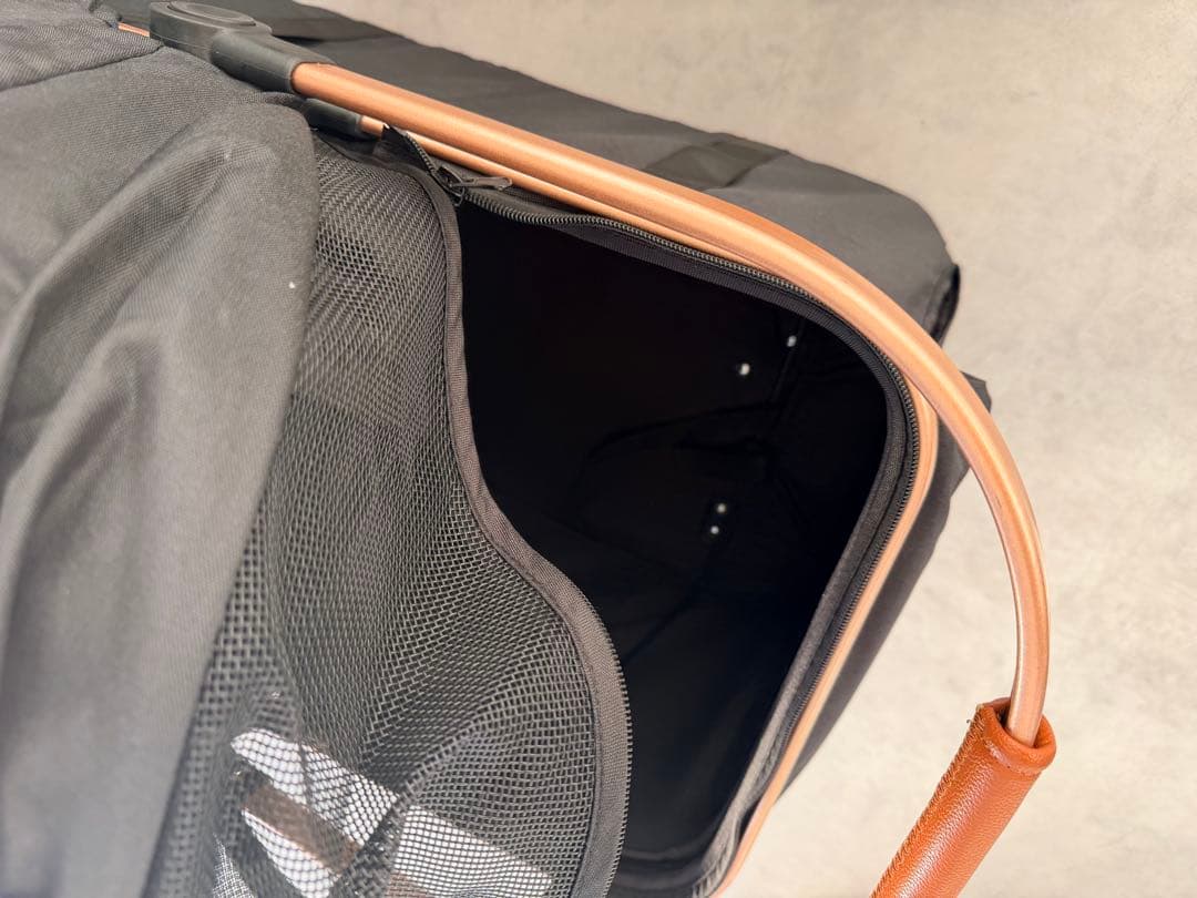 未使用 開封済み BELLIUVE ペットカート ブラック 25kgまで　分離式