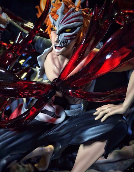 BLEACH  黒衣少年図 黒崎一護 ガレージキット ガレキ スタチュー②④