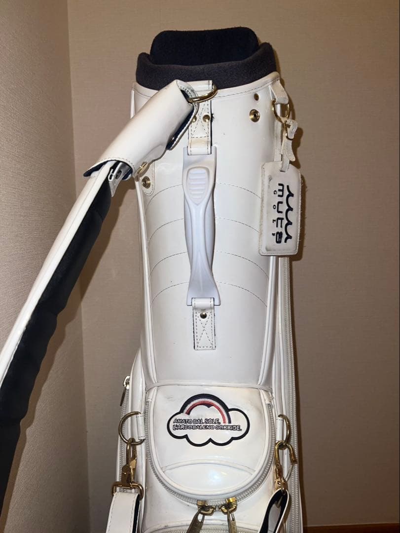 MUTA MARINE ホワイトキャディバッグ