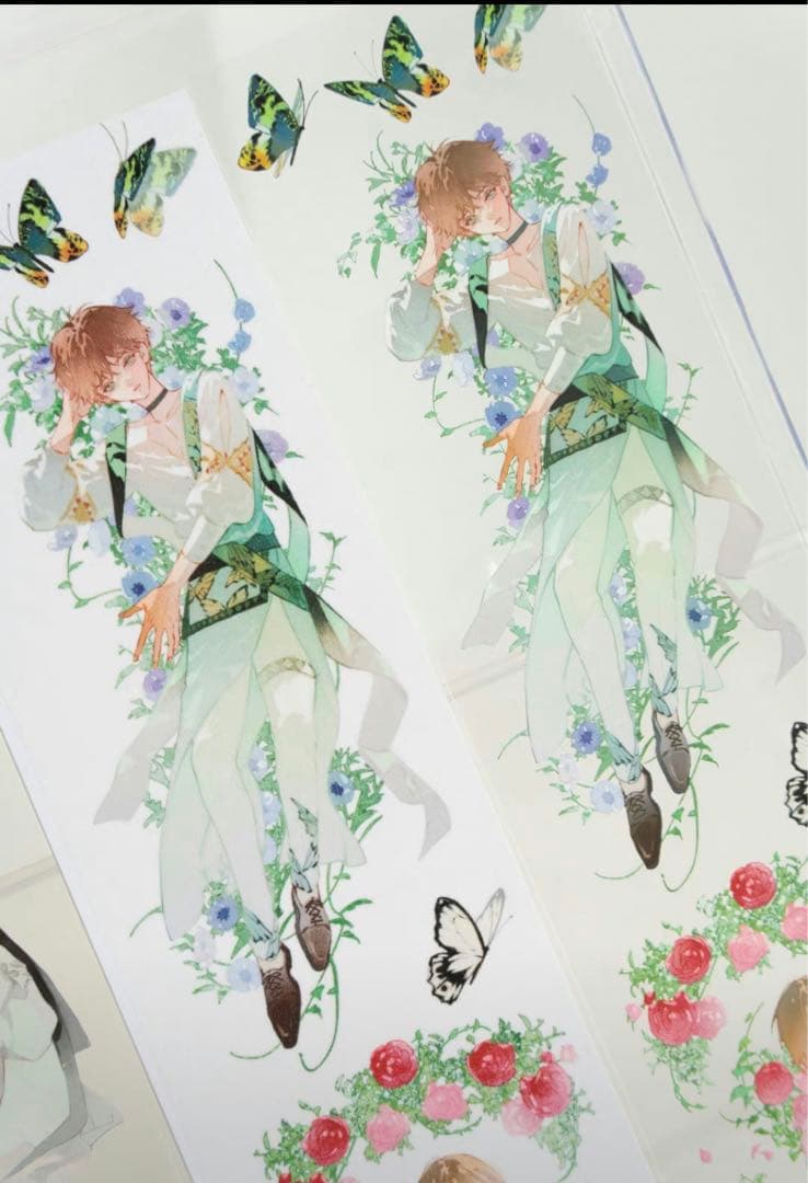 M1244.小王紙和小狐狸 神迹花园 マスキングテープ PET