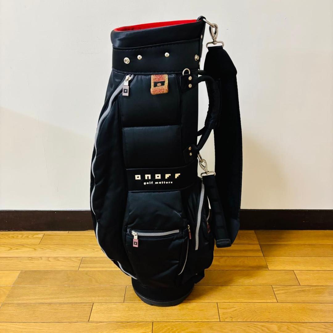 【美品】　ONOFF キャディバッグ　ゴルフバッグ送料込み