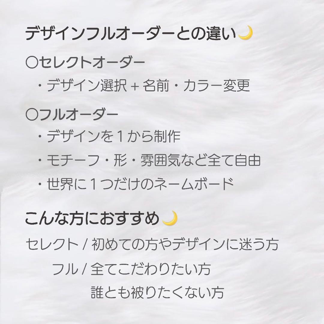 【デザイナーが作成】ぷっくりネームボード オーダーページ ネームボードオーダー