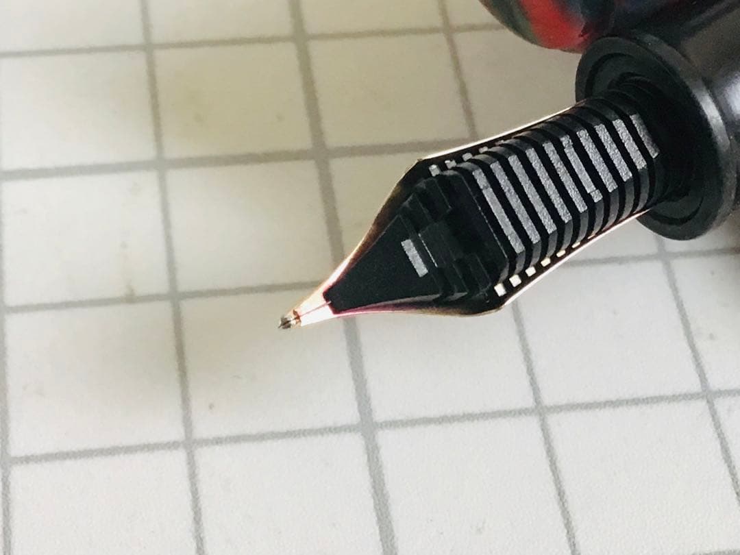 大橋堂万年筆　14k 字幅M？　アクリル樹脂