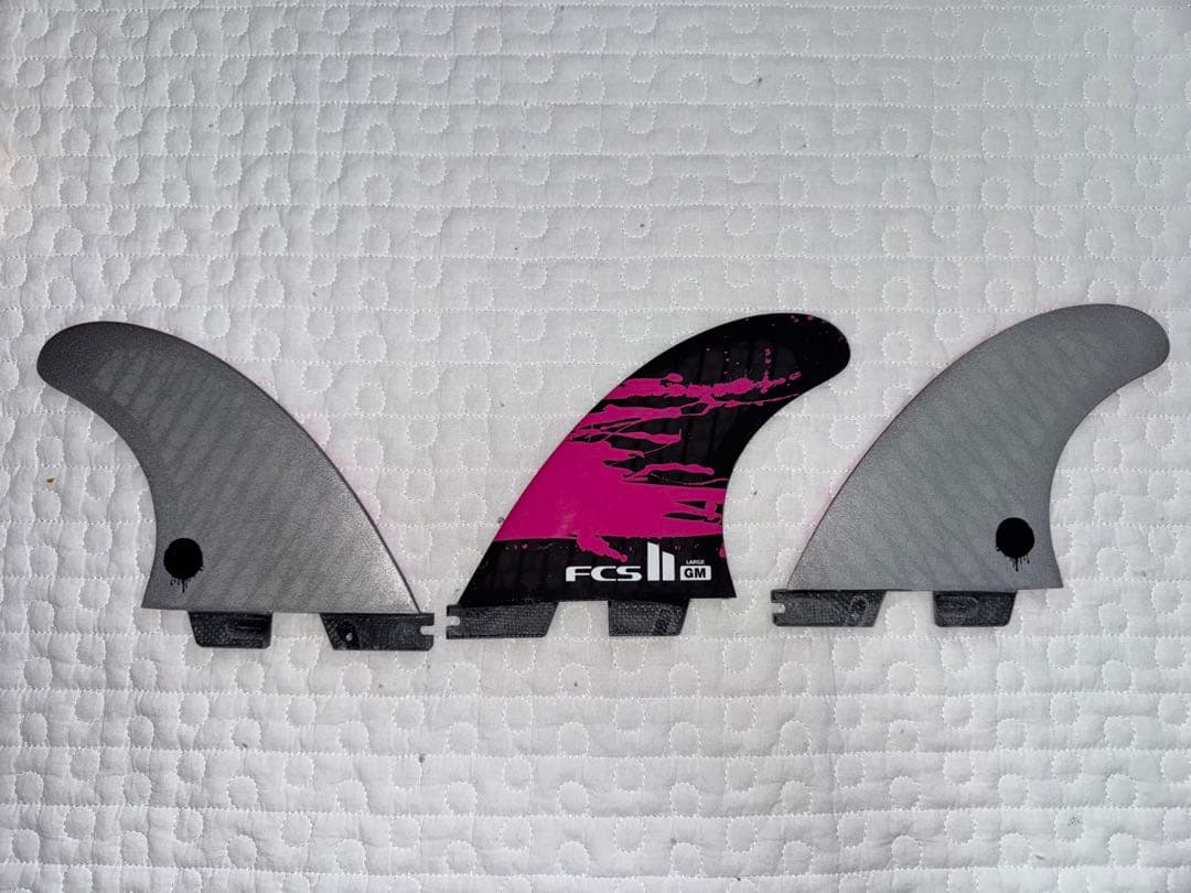FCS II GM（ガブリエルメディナ）サーフボードフィンラージサイズ3枚セット
