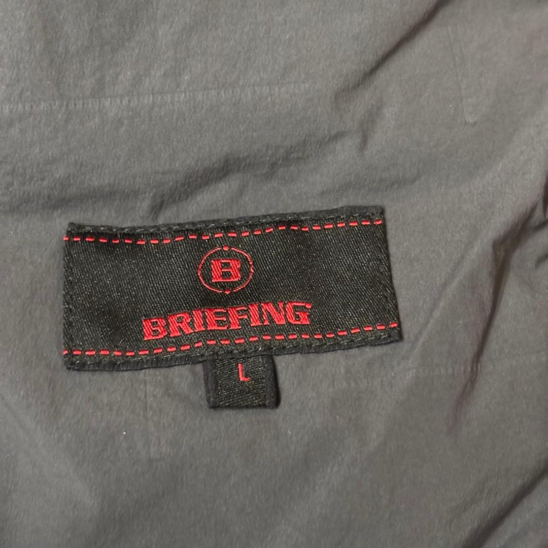 BRIEFING GOLF ダウンベスト　グレー　メンズL