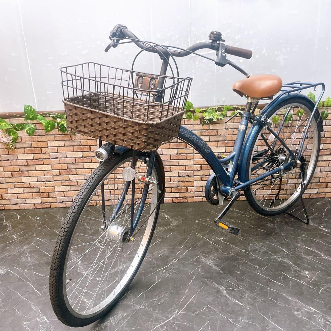 【17】一般車 ママチャリ Scalare Style ブルー 26インチ