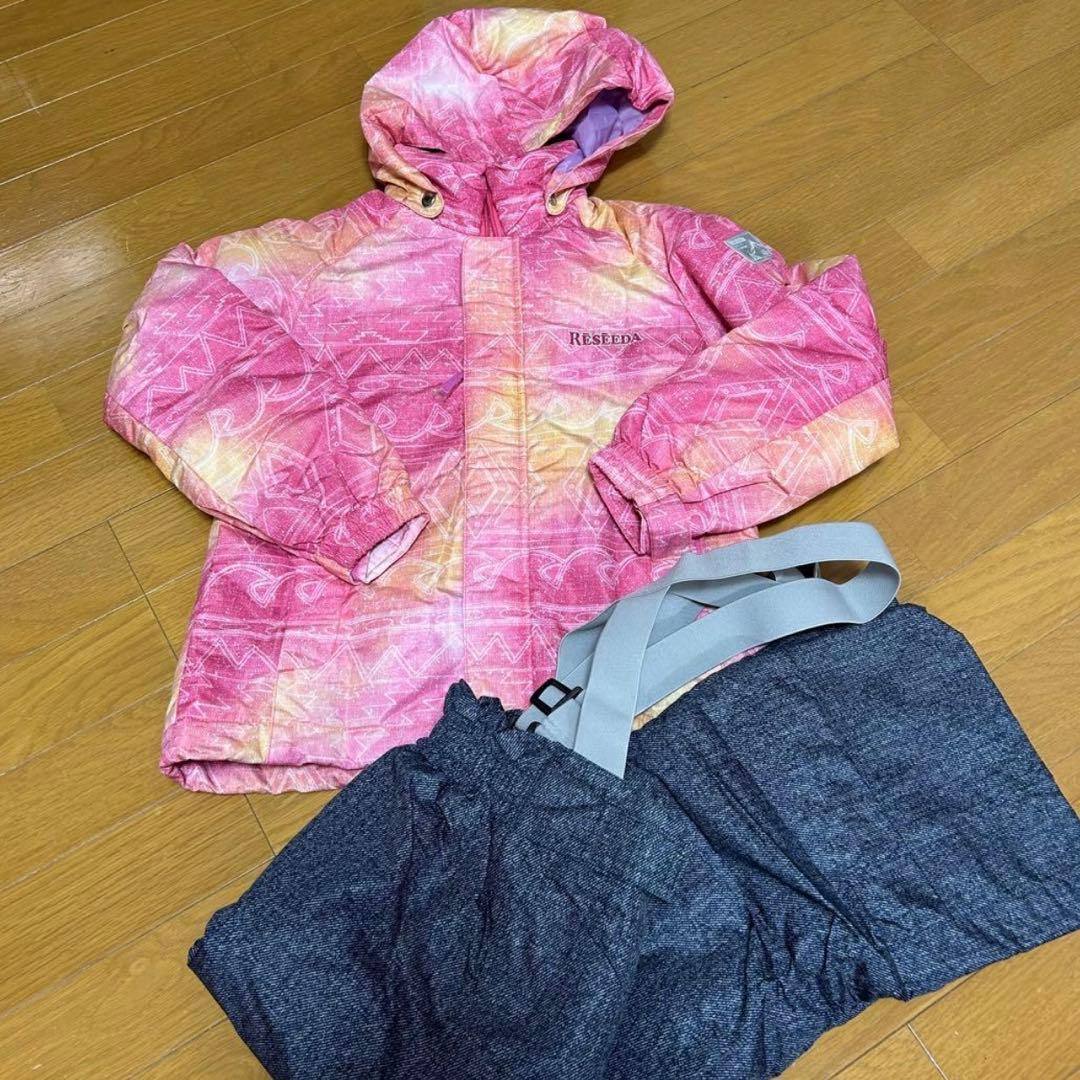 130cm☆RESEEDAスキーウェア上下セット