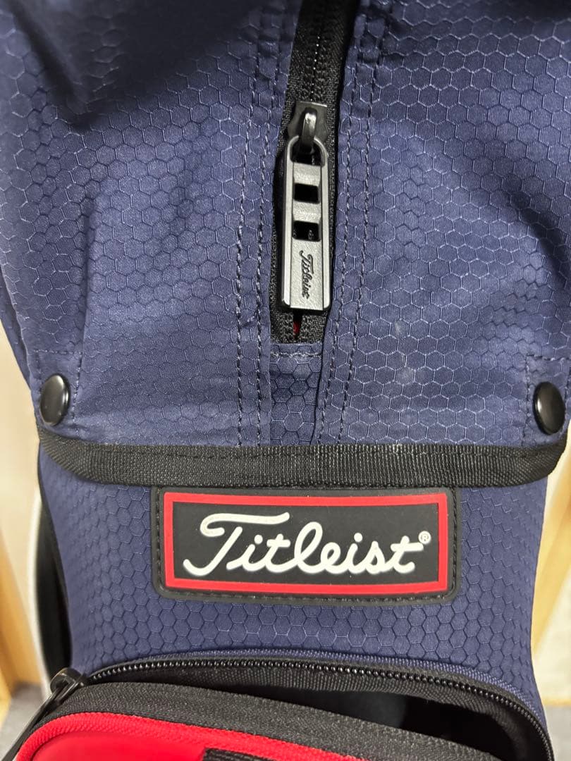 Titleist キャディバッグ ネイビー/レッド