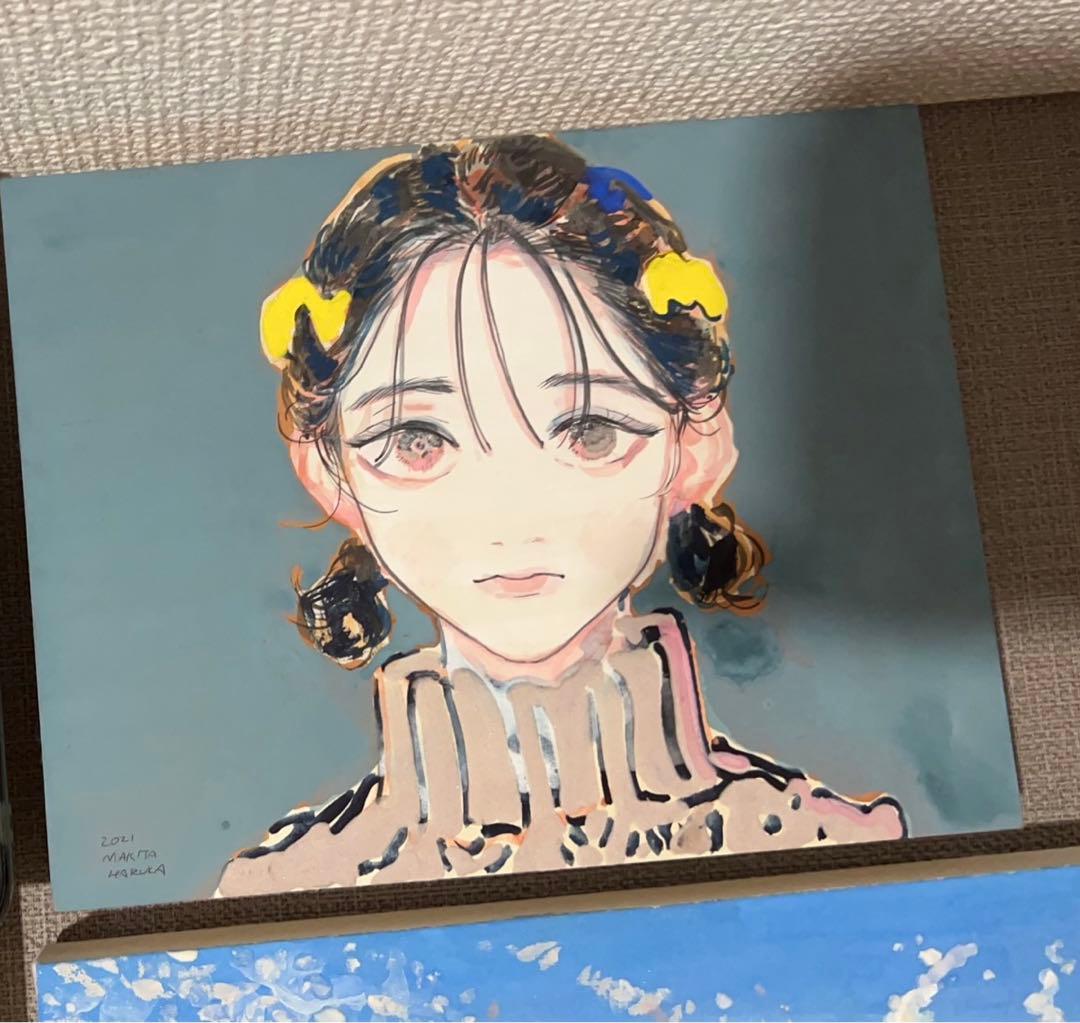 巻田はるか　巻田遥　原画　一点もの　makita haruka