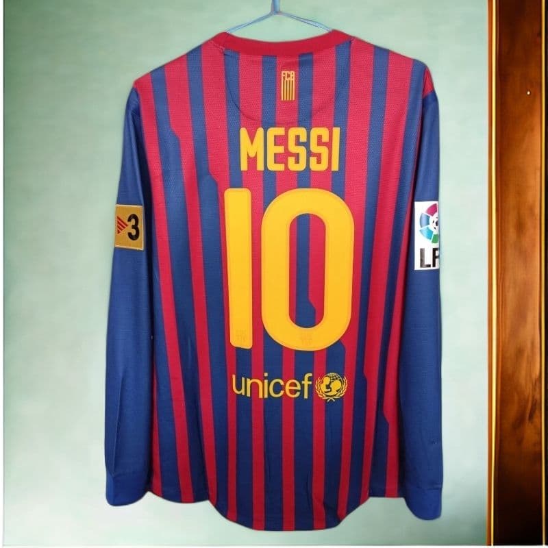 11-12 バルセロナ メッシ 10 長袖 シャツ