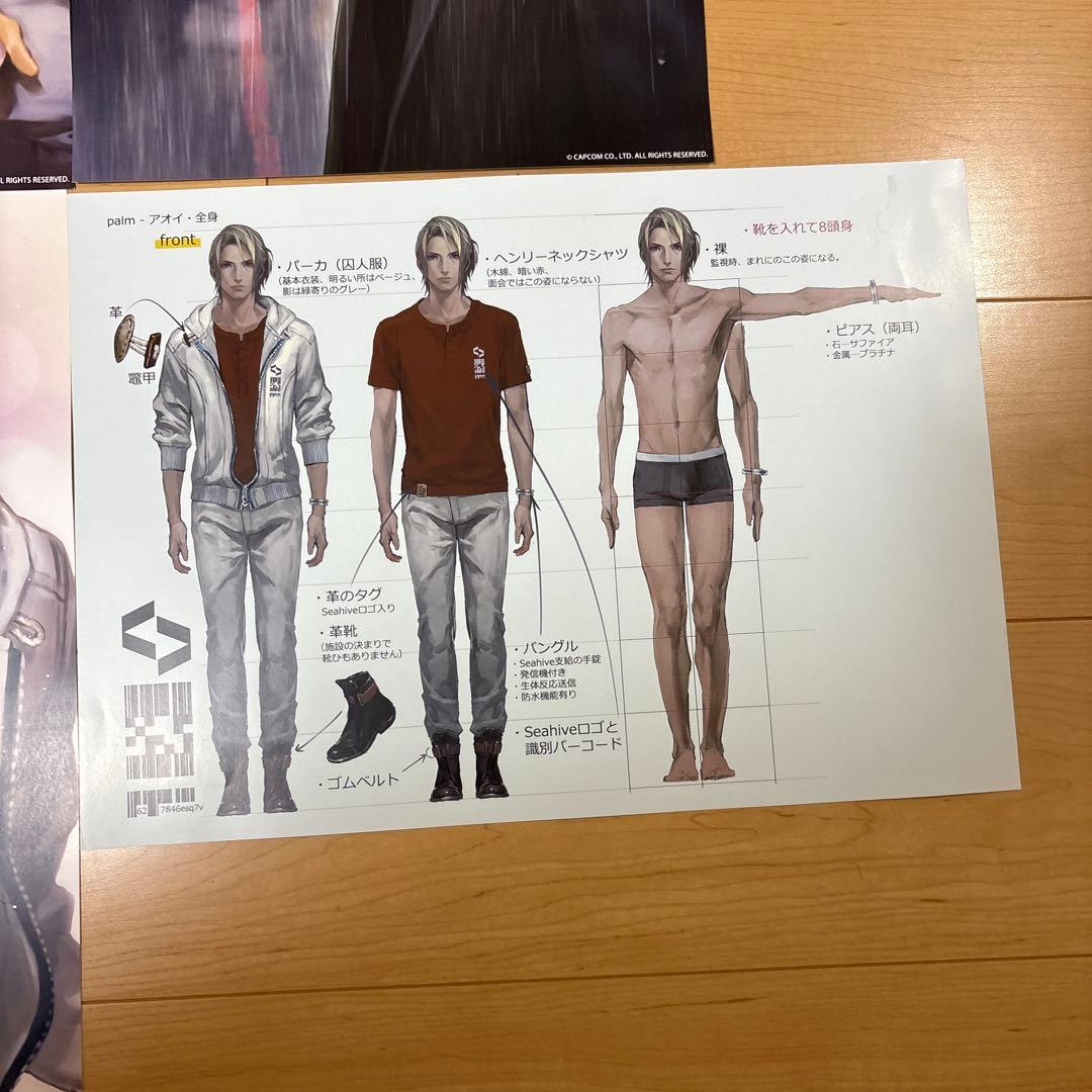 囚われのパルマ　A3ポスター　アオイ　6枚セット